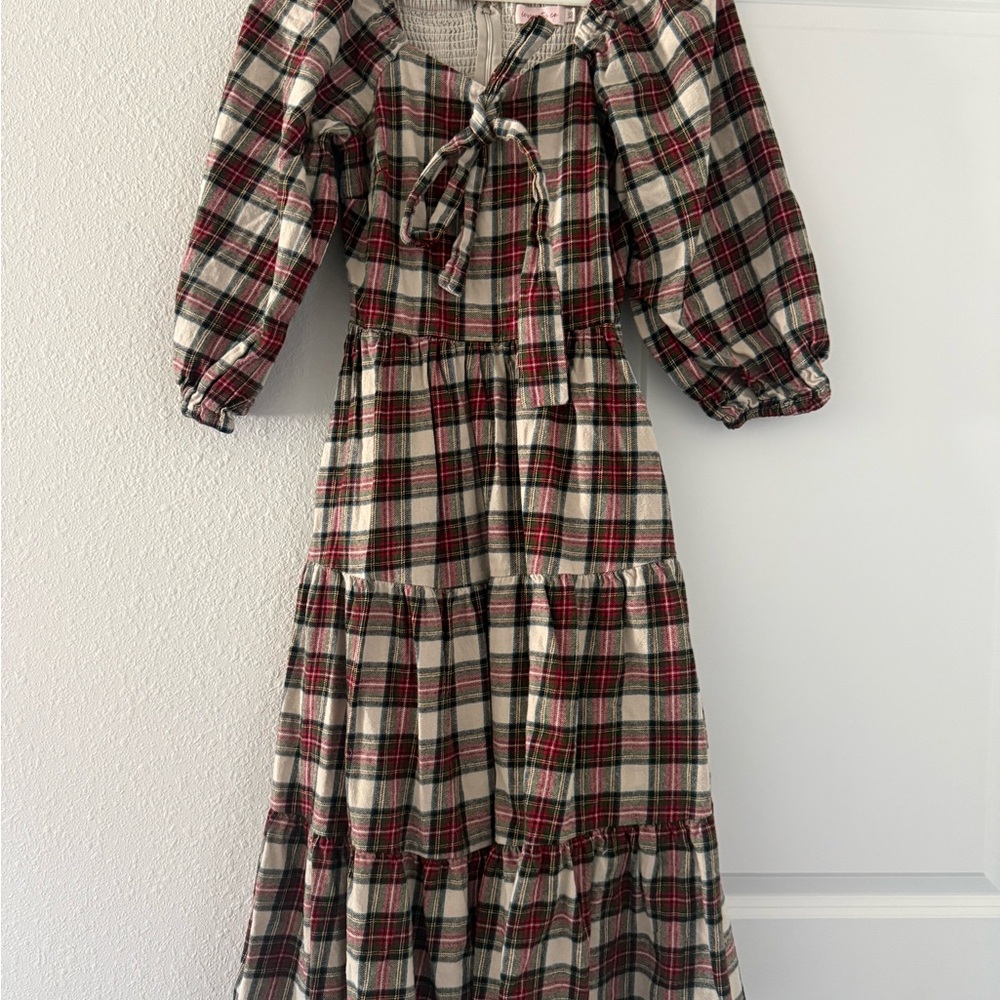 Ivy City Co Plaid Dress: EUC
